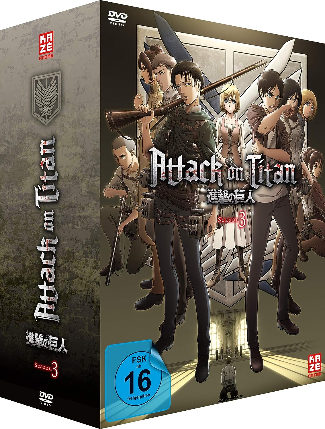Attack on Titan - Staffel 3 Gesamtausgabe [4 DVDs] | DVD | Box-Set